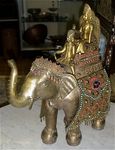 19th-c. Nepalese Indra and Mahout